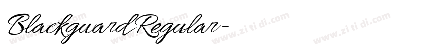 Blackguard Regular字体转换 Blackguard Regular字体转换